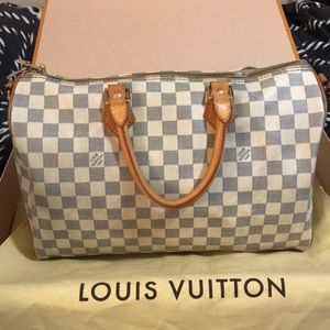 Louis Vuitton Speedy 35 Azur Bandouliere